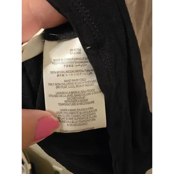 BCBGMAXAZRIA Slouchy Colorblock Dolman Top | Modal | Size M - Picture 6 of 7